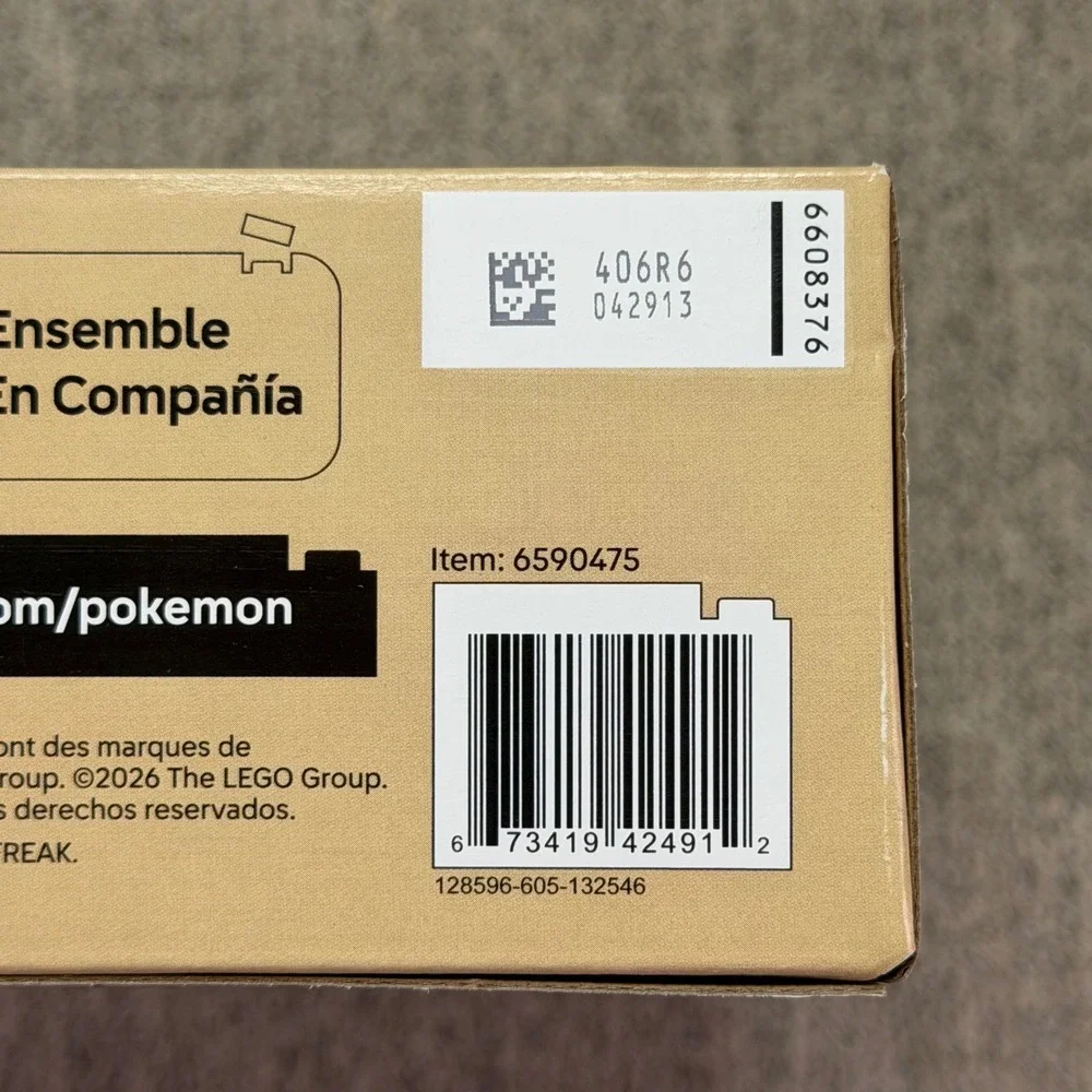 LEGO Pokemon Eevee Building Set 72151 Adult Collectible 587 Pieces New Sealed